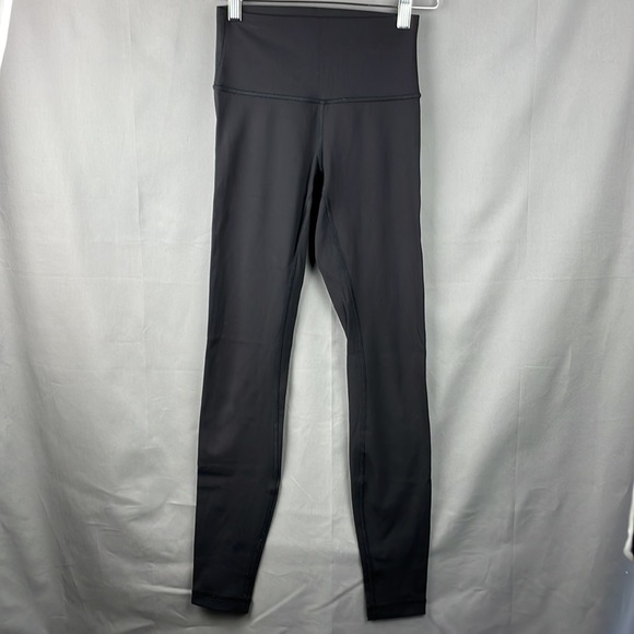 lululemon Full Length Black Leggings - Size 2 - Picture 3 of 9